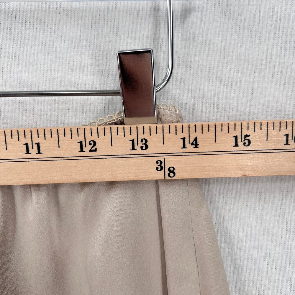 ENZA COSTA Silk Slip Skirt Womens Small 1 Flax Cream Midi Lightweight Luxury NEW - Picture 14 of 16